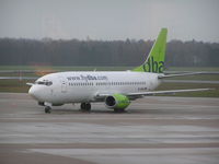 D-ADIJ @ EDDH - Boeing 737 on ramp at Hamburg, Germany - by John J. Boling