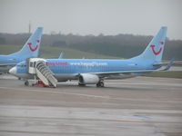 D-AHFN @ EDDH - Boeing 737 NG at Hamburg, Germany - by John J. Boling