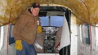 N93CA @ SZT - Wayne Sommers showing off his Beech 18 - by Scott Dickenson