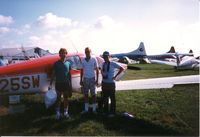 N25SW @ OSH - Oshkosh 1987, parked on the north side of 9-27. N25SW was based at KMIC at this time - by Timothy Aanerud