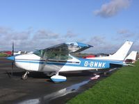 G-BMMK @ EGBT - Cessna Skylane visiting Turweston - by Simon Palmer