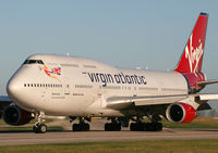 G-VROM @ EGCC - Virgin Big one - by Kevin Murphy