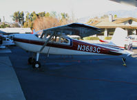 N3683C @ SZP - Port side view of 1954 Cessna 180 @ Santa Paula Airport, CA