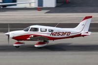 N253FD @ SMO - Take-off roll on RWY 21.