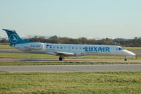 LX-LGV @ EGCC - Luxair - Taxiing - by David Burrell