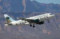 N936FR @ LAS - Frontier Airlines N936FR (FLT FFT772) climbing out from RWY 01R enroute to Denver Int'l (KDEN). - by Dean Heald