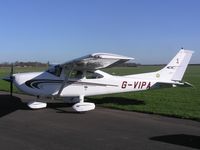 G-VIPA @ EGBT - Cessna 182S Skylane visiting Turweston - by Simon Palmer