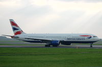 G-BNWN @ EGCC - British Airways - Taxiing - by David Burrell
