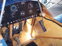 N7066Y @ 7S5 - Michael E Fisher (Fisher Flying Products) CLASSIC Biplane cockpit