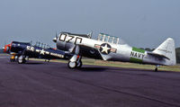 N68JS @ N51 - Nice AT-6 on display at an airshow in the early 1990s. - by Daniel L. Berek