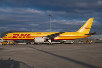 G-BIKO @ VIE - European Air Transport Boeing 757-200 in DHL colors - by Yakfreak - VAP