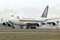 9V-SFF @ AMS - Singapore Airlines Cargo 747-400F