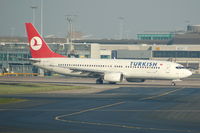 TC-JFI @ EGCC - Turkish Airlines - by David Burrell