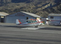 N1844G @ SZP - 1968 Champion 7KCAB CITABRIA, Lycoming IO-320-B1E 150 Hp, takeoff roll Rwy 22 - by Doug Robertson