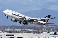 9V-SPO @ LAX - Singapore Airlines 9V-SPO (FLT SIA11) climbing out from RWY 25R enroute to Narita Int'l (RJAA). - by Dean Heald