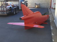 UNKNOWN @ SZP - Bede BD-5J MICRO jet, Microturbo TRS 18 202 lb. st., 'Santa's Supersonic Sleigh', disassembled showing jet thrust nozzle - by Doug Robertson