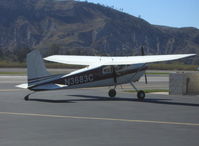 N3683C @ SZP - 1954 Cessna 180, Continental O-470 225 Hp, refueling - by Doug Robertson