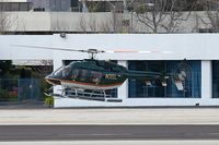 N35L @ SMO - 2000 Bell 407 landing at Santa Monica Municipal Airport. - by Dean Heald