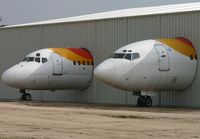 EC-CFG @ LEVS - Together with Iberia DC-9 displayed in the museum at Madrid, Spain - by Jeroen Stroes