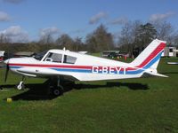 G-BEYT - PA-28 Cherokee at Hinton-in-the-Hedges airfield. - by Simon Palmer