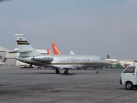I-DDVF @ EGGW - Falcon 2000 taxing out from Signature (EGGW) - by Syed Rasheed (III)