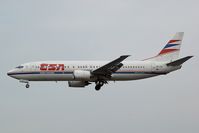 OK-YGA @ KRK - CSA - Boeing 737-4Q8 - by Artur Bado?