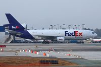 N68049 @ LAX - FedEx N68049 (FLT FDX912) from Memphis Int'l (KMEM) taxiing to the cargo terminal after arrival on the north complex. - by Dean Heald