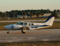 N77AR @ DAB - Beech Baron - by Florida Metal