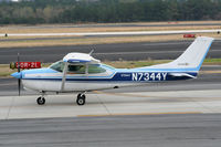 N7344Y @ PDK - Taxing back from flight - by Michael Martin