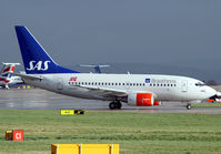 LN-RRY @ EGCC - SAS 737 - by Kevin Murphy