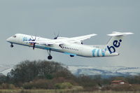 G-JECR @ EGCC - Flybe - Taking off - by David Burrell