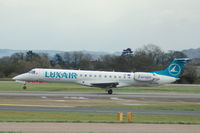 LX-LGW @ EGCC - Luxair - Landing - by David Burrell
