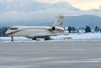 D-AAAZ @ LOWK - Parking on the apron in Klagenfurt; still some snow in the air inlet - by A. Prokop