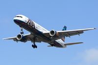 N514AT @ LAX - ATA N514AT (FLT ATA4758) from Honolulu Int'l (PHNL) on short-final to RWY 24R.