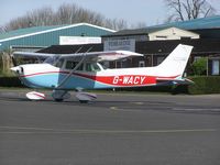 G-WACY @ EGTB - Cessna 172 - by Simon Palmer