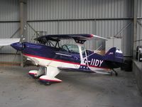 G-IIDY @ EGBG - Pitts S2 hangared at Leicester - by Simon Palmer