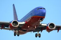 N233LV @ LAX - Southwest Airlines N233LV (FLT SWA900) from William P Hobby (KHOU) on short-final to RWY 24R. - by Dean Heald