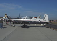165968 @ NTD - Beech T-6A TEXAN II Trainer of Training Air Wing-6, one P&W (Canada) PT-6A-68 Turboprop flat rated at 1,100 shp driving constant 2,000 rpm prop - by Doug Robertson