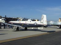 165968 @ NTD - Beech T-6A TEXAN II Trainer of Training Air Wing-6, one P&W (Canada) PT-6A-68 Turboprop flat rated at 1,100 shp driving constant 2,000 rpm prop - by Doug Robertson