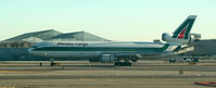 EI-UPO @ JFK - AlItalia Landing 31R - by Stephen Amiaga