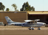 N1828F @ SDL - C210 taxiing in from the active - by Stephen Amiaga