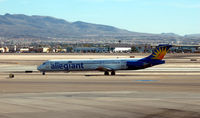 N863GA @ LAS - Allegiant at McCarran taxi to take-off - by John Little
