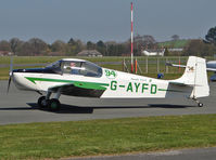 G-AYFD @ EGBO - Druine D62B Condor - by Robert Beaver