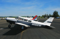 N10816 @ O69 - 1968 Piper PA-24-260 resting on its tail @ Petaluma, CA - by Steve Nation