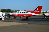 N51RX @ SAC - REACH Cessna 421C @ Sacramento Executive Airport, CA - by Steve Nation