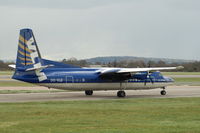 OO-VLE @ EGCC - VLM Airlines - Taxiing - by David Burrell