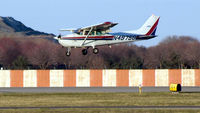 N4975G @ FRG - Nice Dive for the RWY and round out...