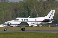 G-WELL @ EGHH - Beech King Air 90