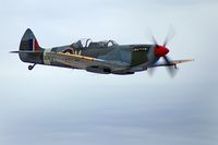 N308WK @ KLSV - William S. Greenwood - Aspen, Colorado / 1944 Vickers Spitfire Mark IX - Aviation Nation 2006. - by Brad Campbell