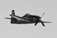 N7825C @ KLSV - American Airpower Heritage Flying Museum - Midland, Texas / 1948 Grumman F8F-2 Bearcat - Aviation Nation 2006 - by Brad Campbell